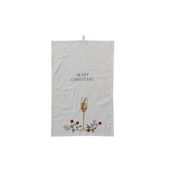 Holiday Cocktail Tea Towel