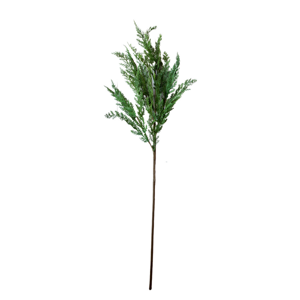 Cypress Pine Green Faux Stem Large