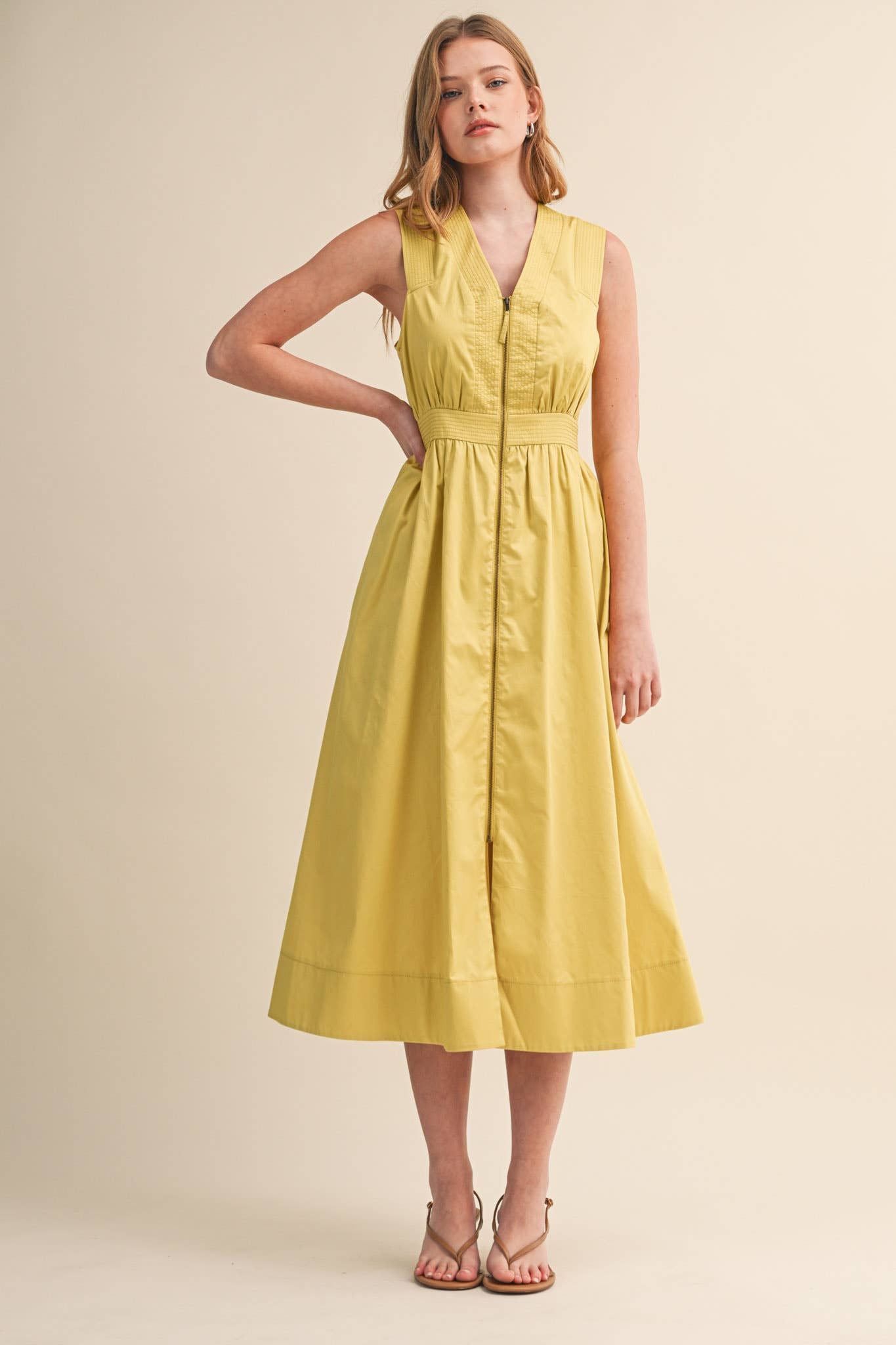 Bridget Sleeveless Midi Dress