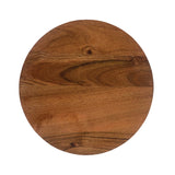Acacia Pedestal with Handles
