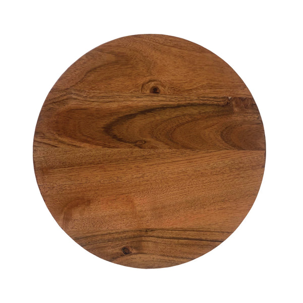 Acacia Pedestal with Handles