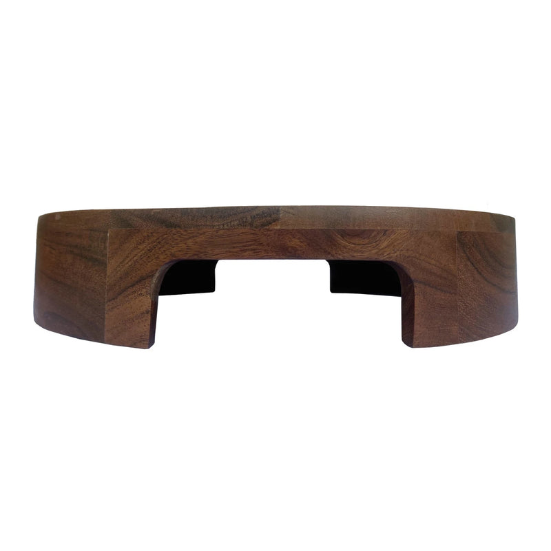 Acacia Pedestal with Handles