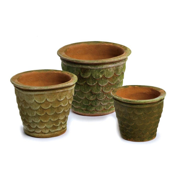 Aged Dragon Scale Planters