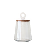 Glass Jar with Marble Lid