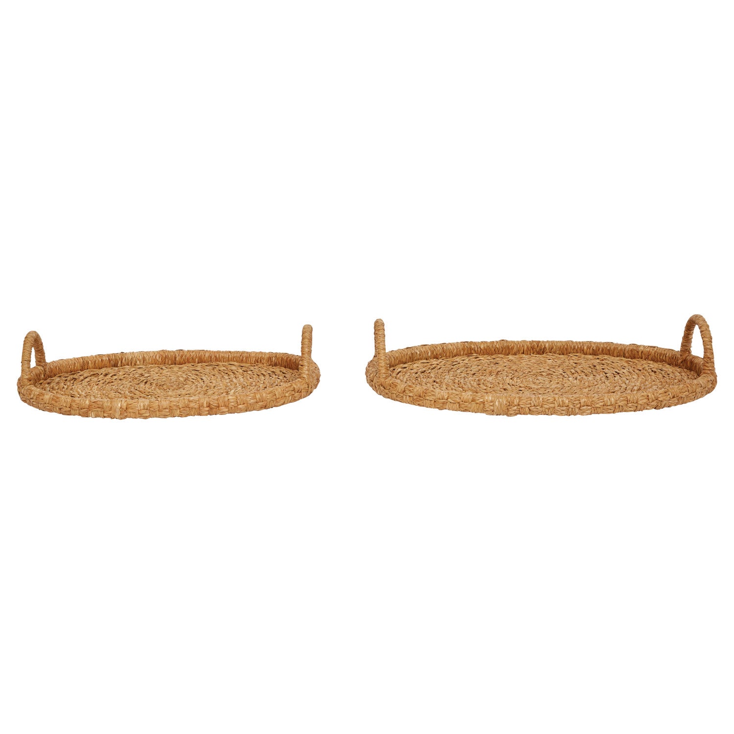 Oval Hand-Woven Seagrass Trays