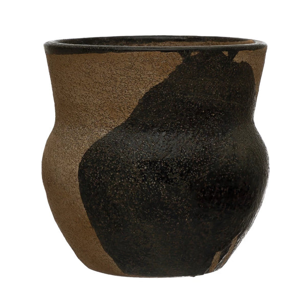 Brown and Black Planter