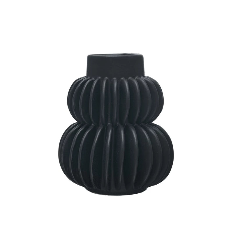 Maya Black Vase