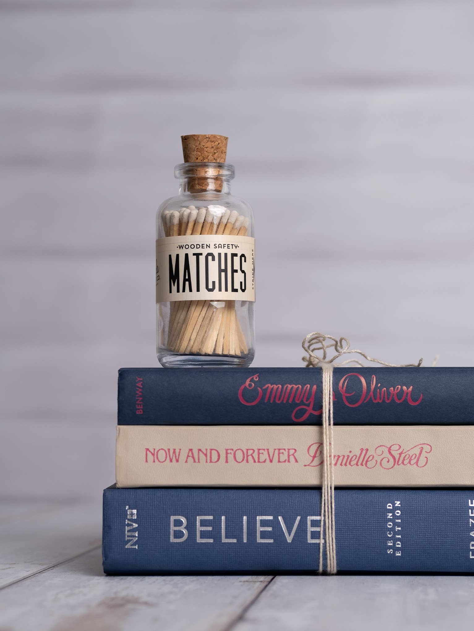 Set of 3 Decorative Books - Blue Tones