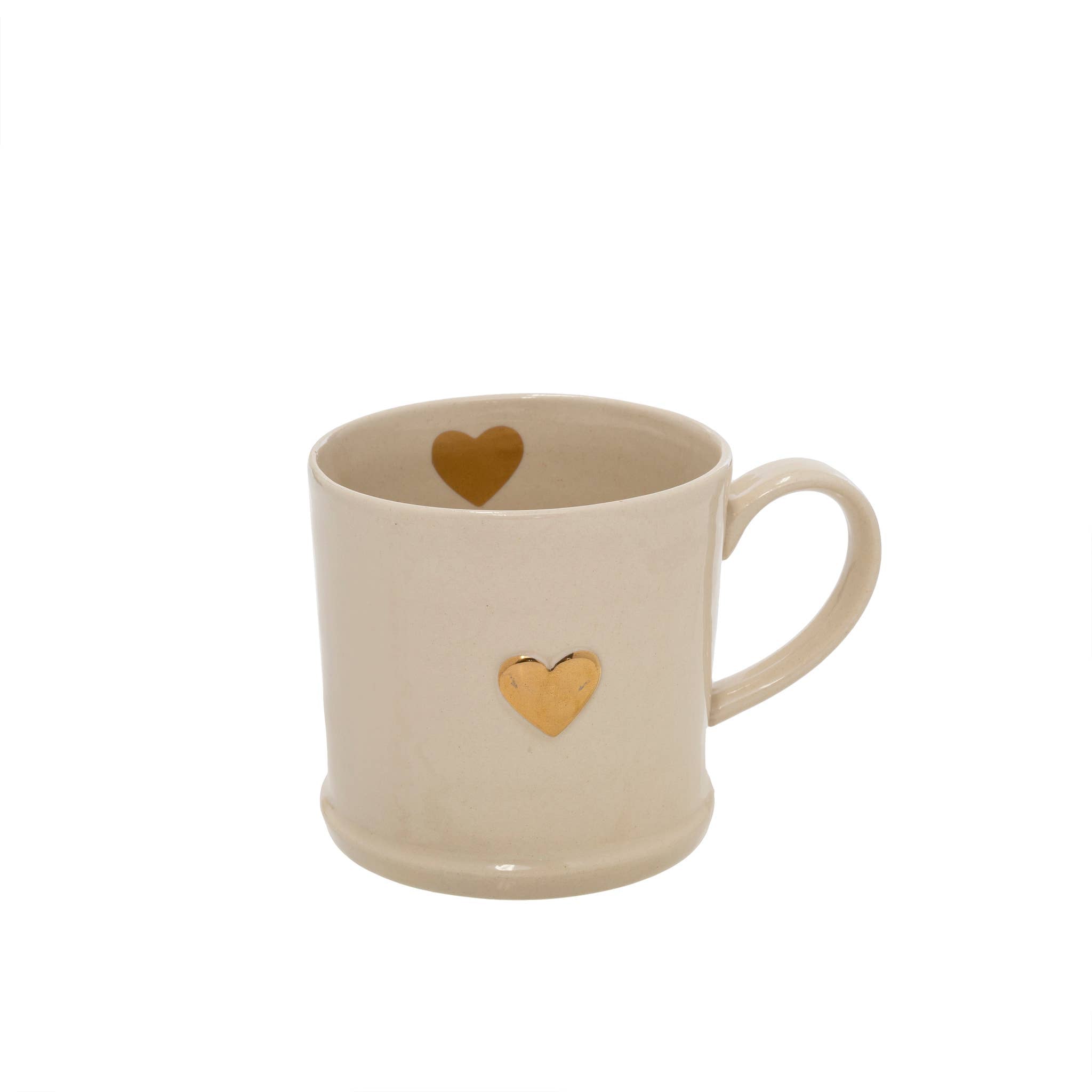 Sweet Gold Heart Mug