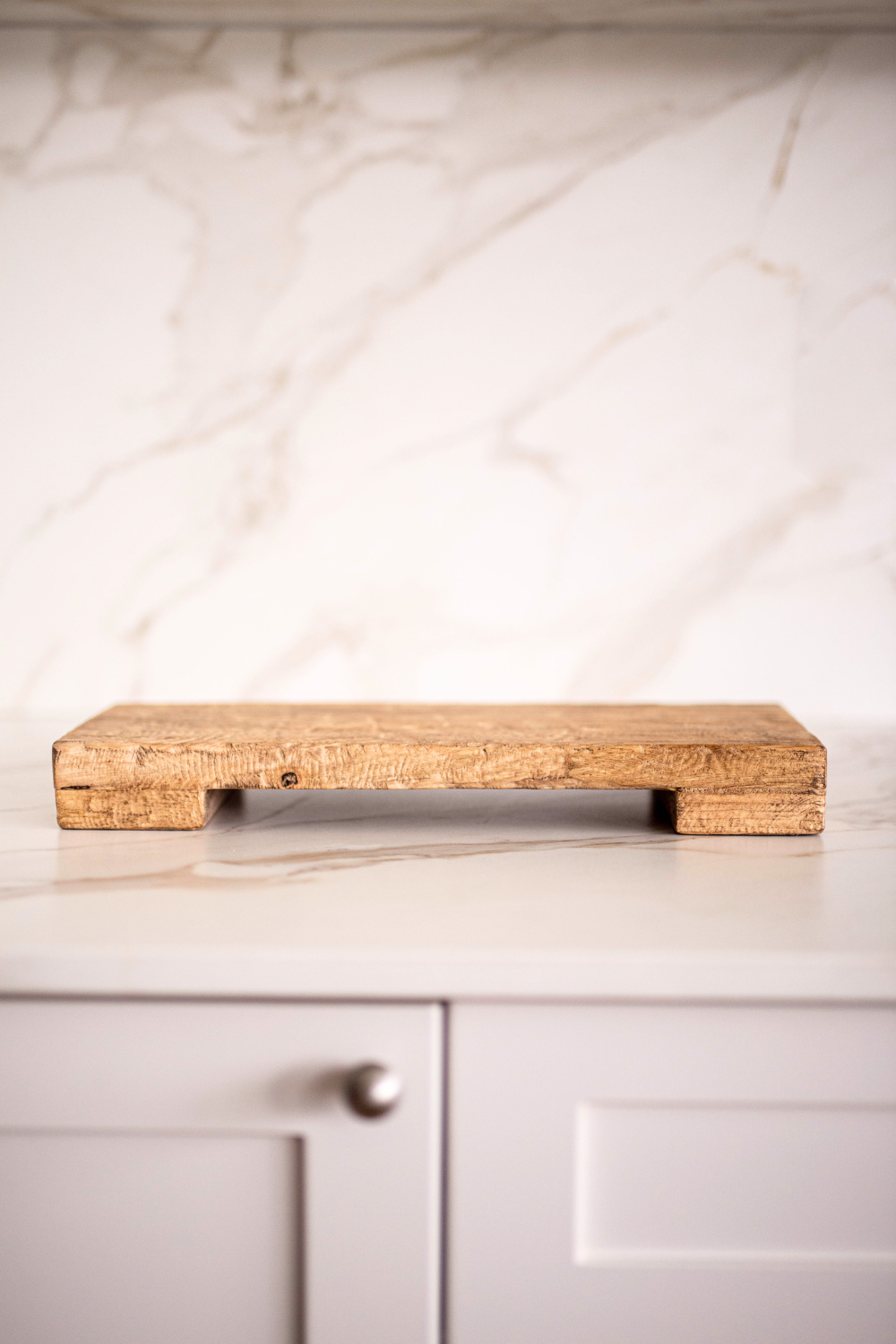 Reclaimed Elm Wood Trivet Riser
