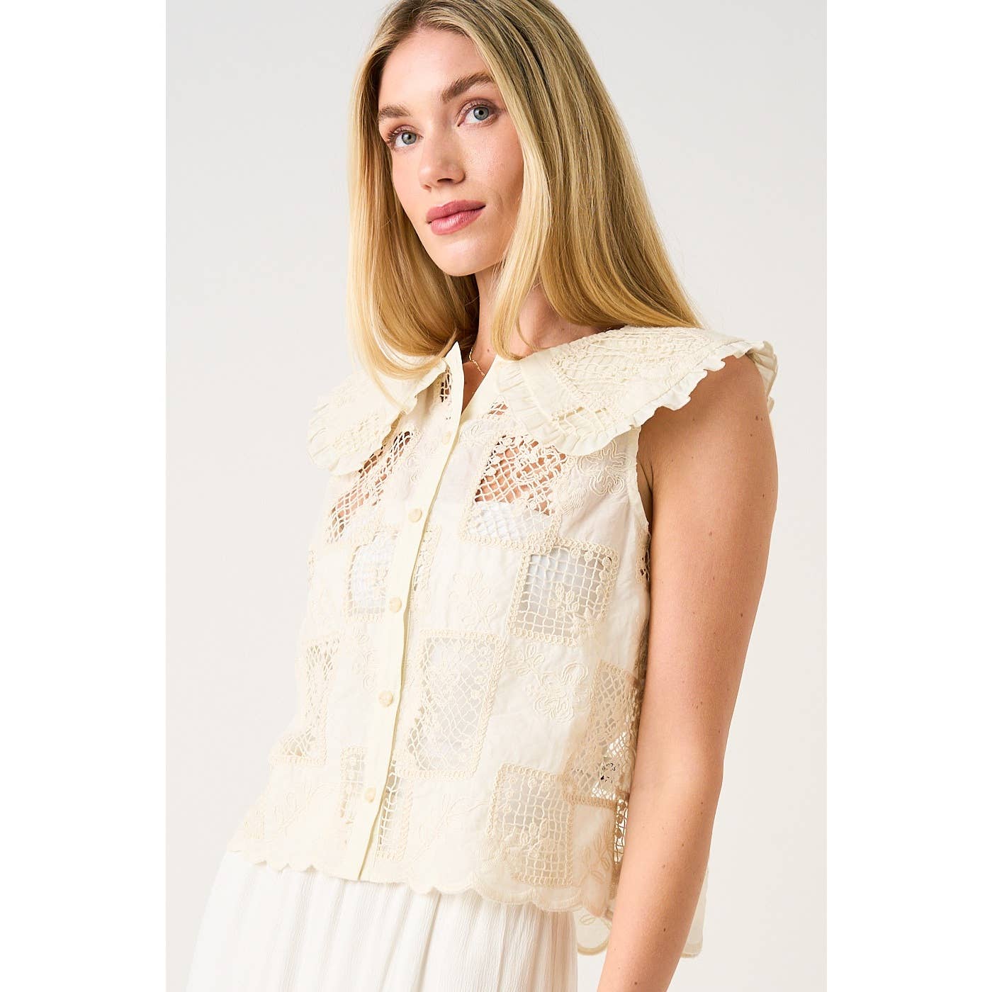 Lace Patch Shirt