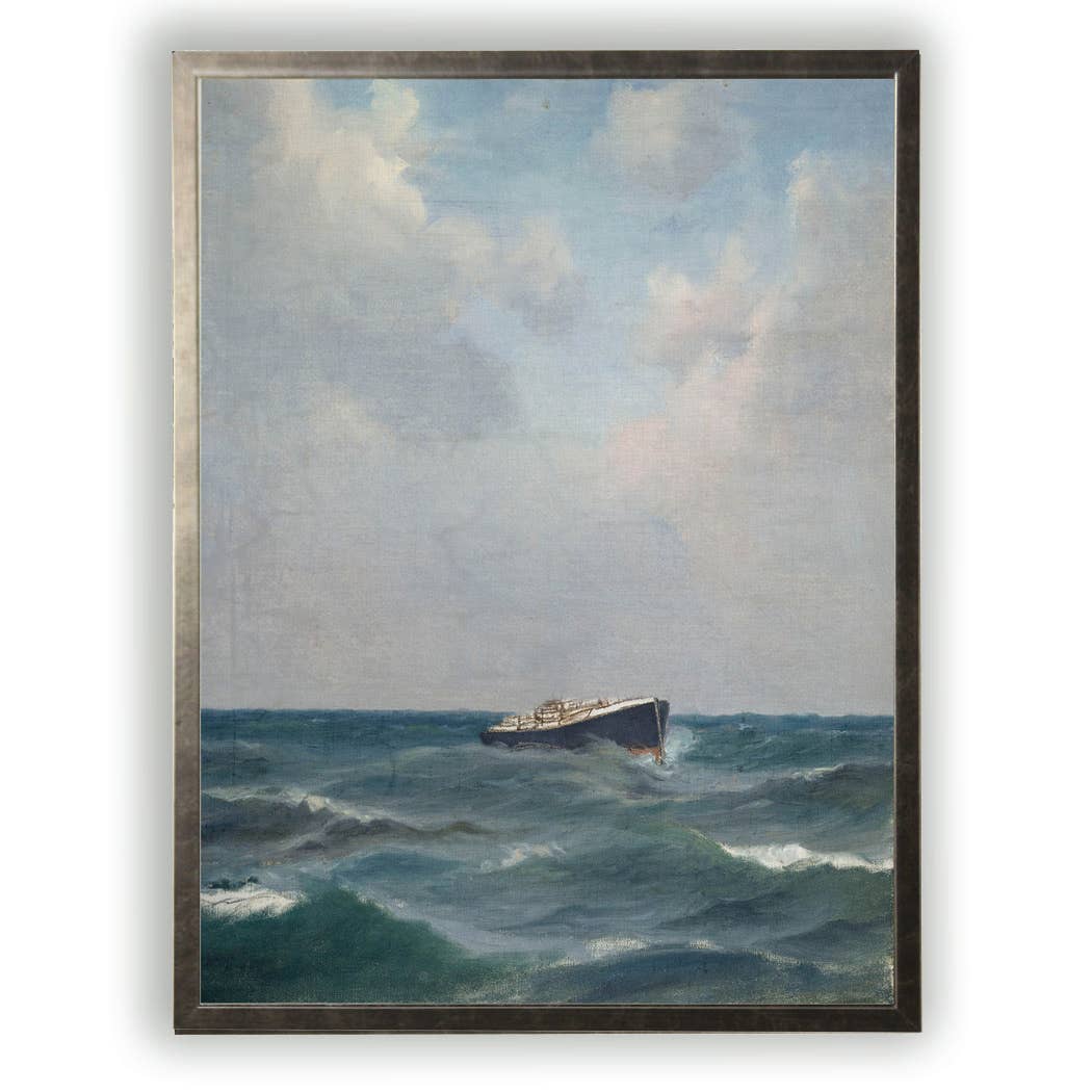 Rolling Seas Oil Painting