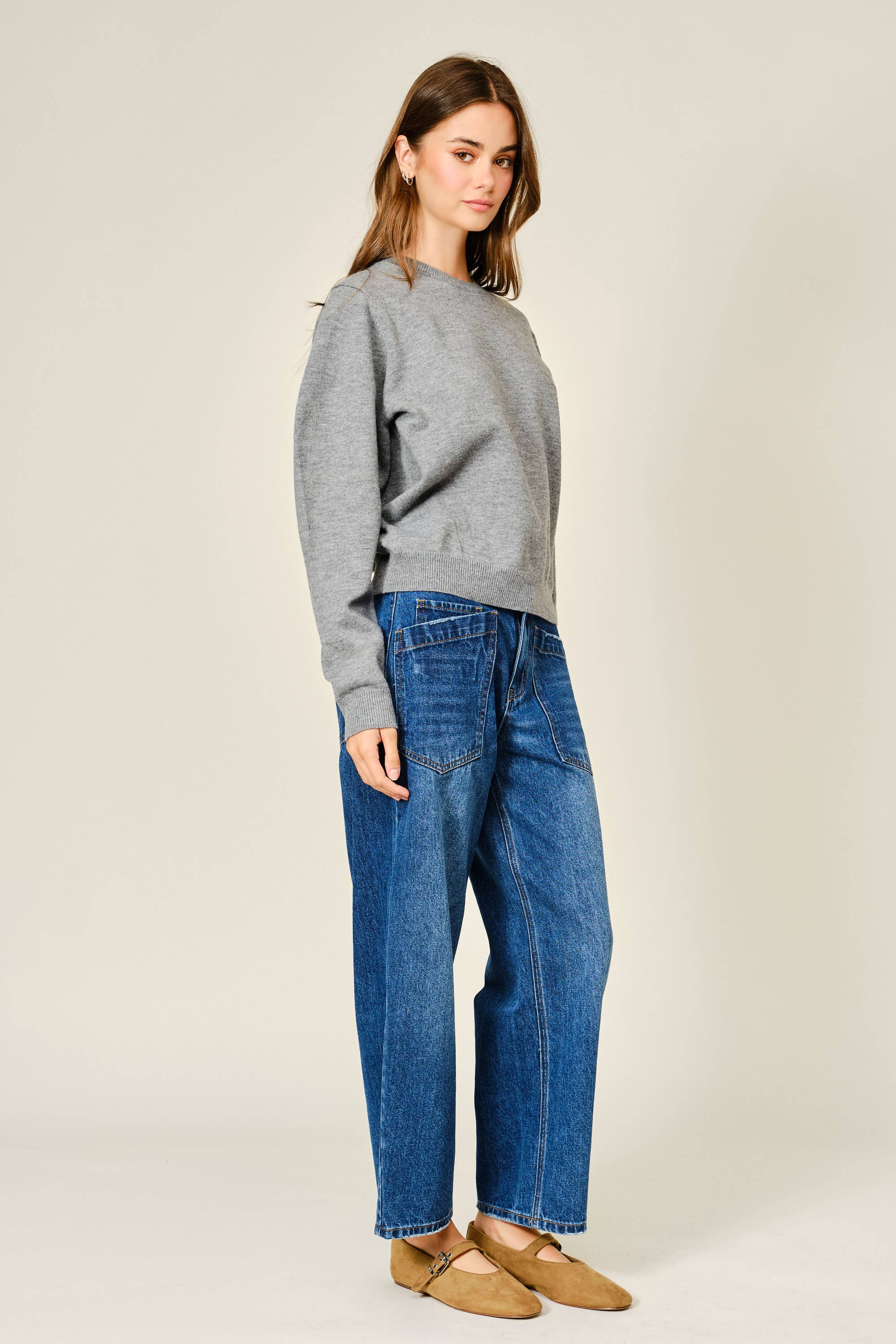 Semi Barrel Jeans