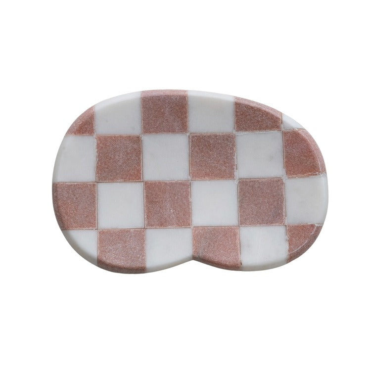 Marble Checkered Dish