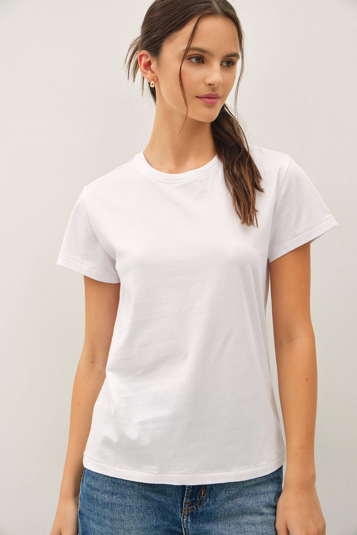 Jersey Crewneck T-Shirt