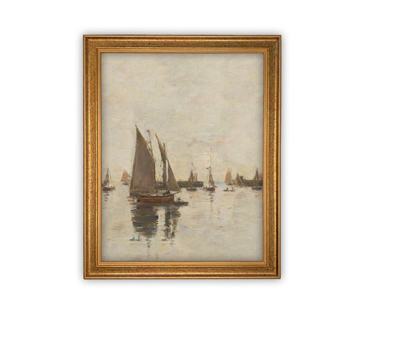Sailboats Departing