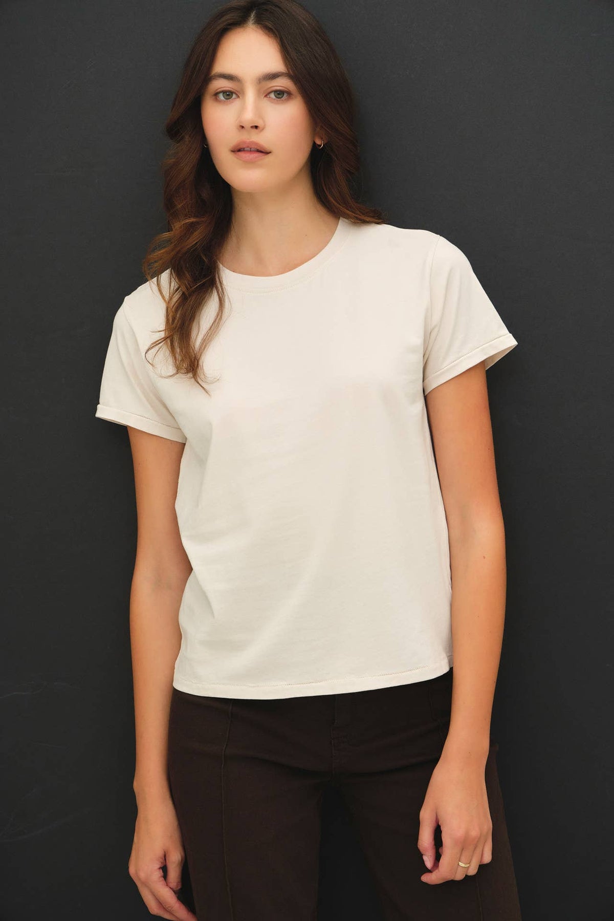 Jersey Crewneck T-Shirt