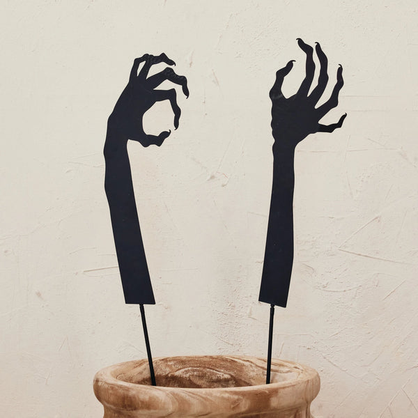 Metal Monster Hand Yard Stake