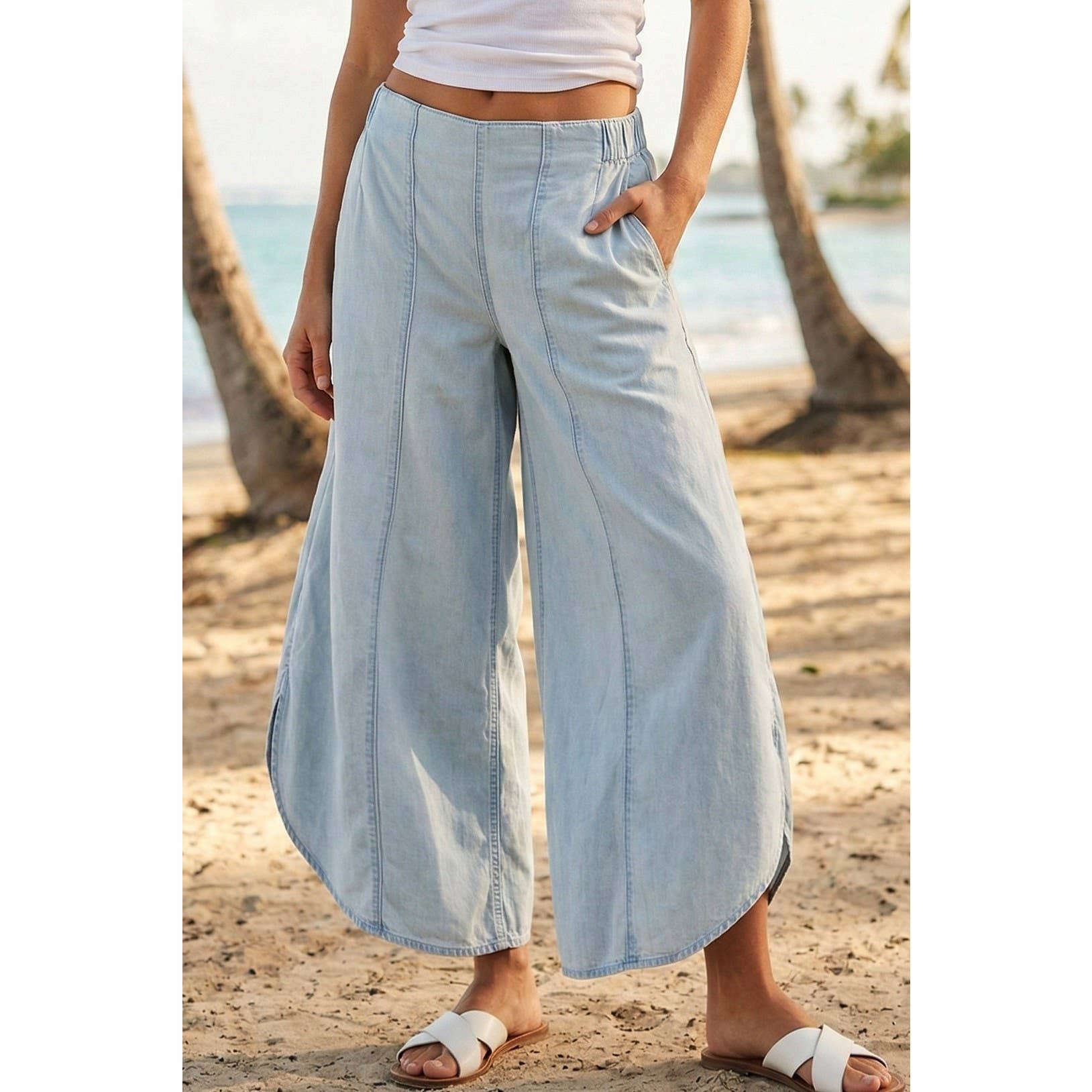 Tulip Washed Denim Relaxed Fit Jean