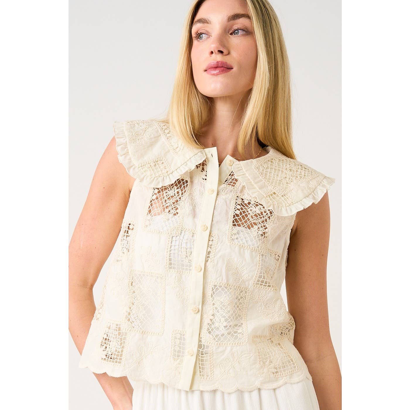 Lace Patch Shirt