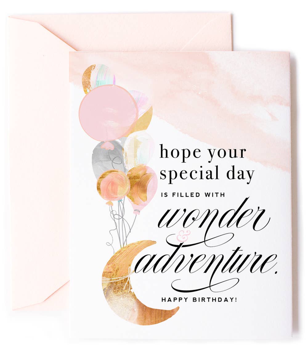 Wonder and Adventure Birthday Card