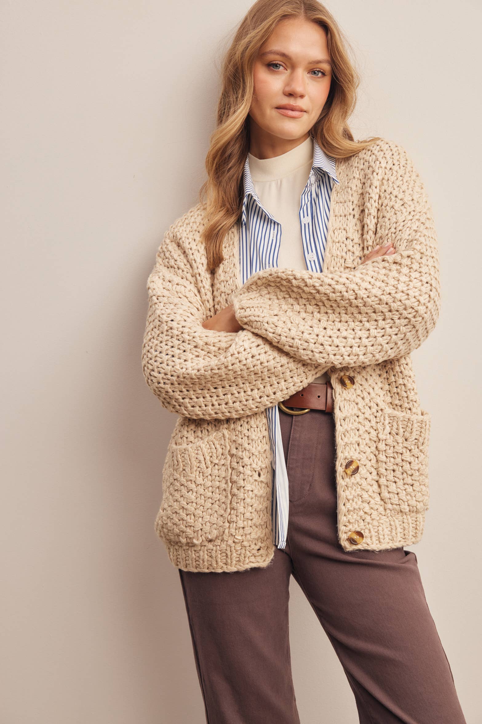Handmade Chunky Knit Cardigan
