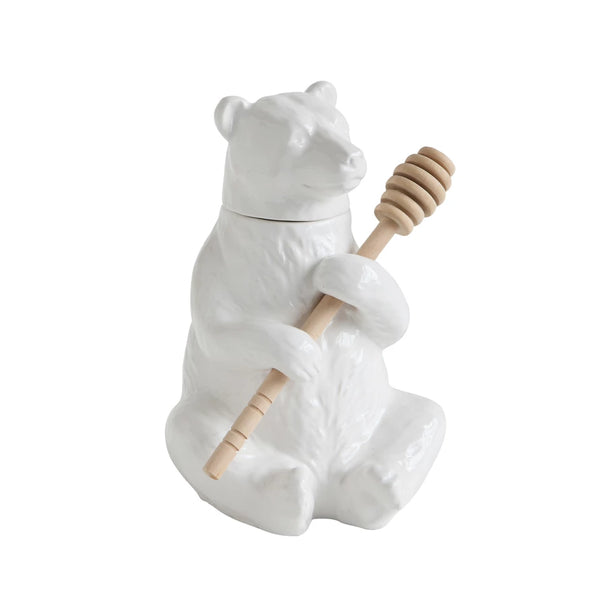 White Honey Bear