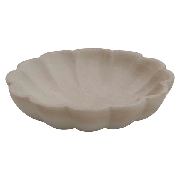Marble Scalloped Dish