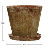 Distressed Cement Planters