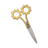 Brass Flower Shaped Scissors