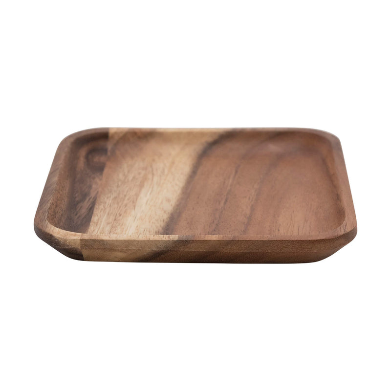 Suar Wood Snack Plate