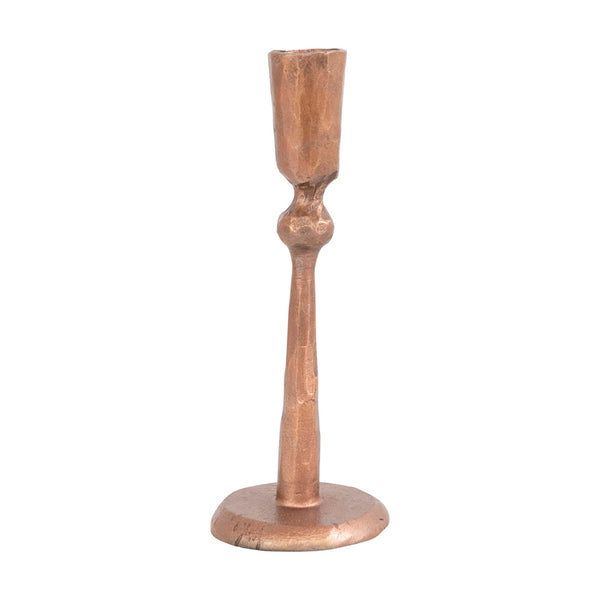 Hand-Forged Copper Candlestick