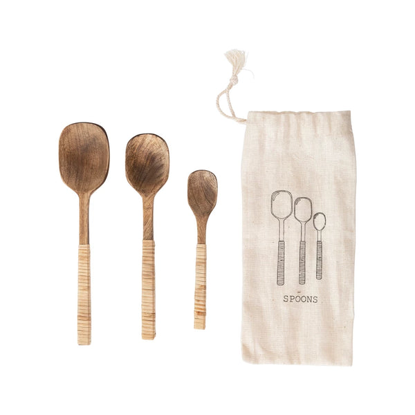 Mango Wood & Bamboo Spoons