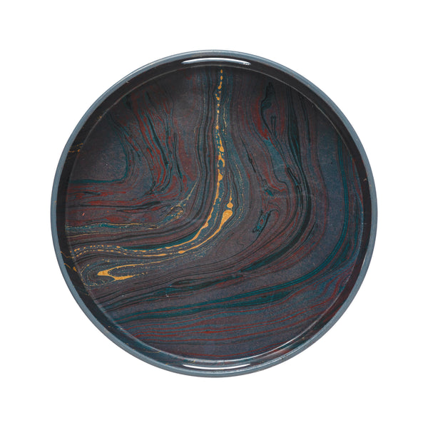 Marbled Metal Tray