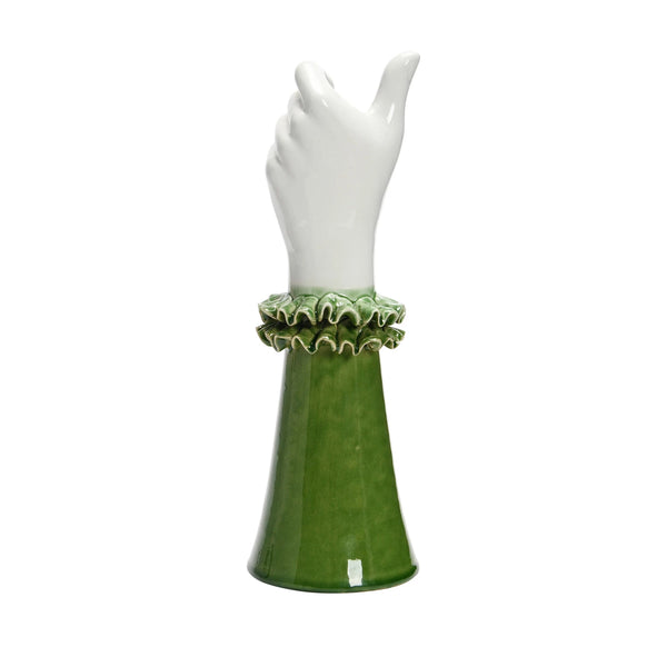 Ruffle Hand Vase