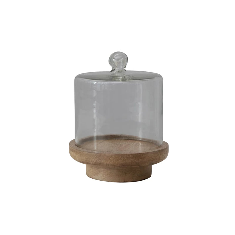 Small Cake Stand with Cloche