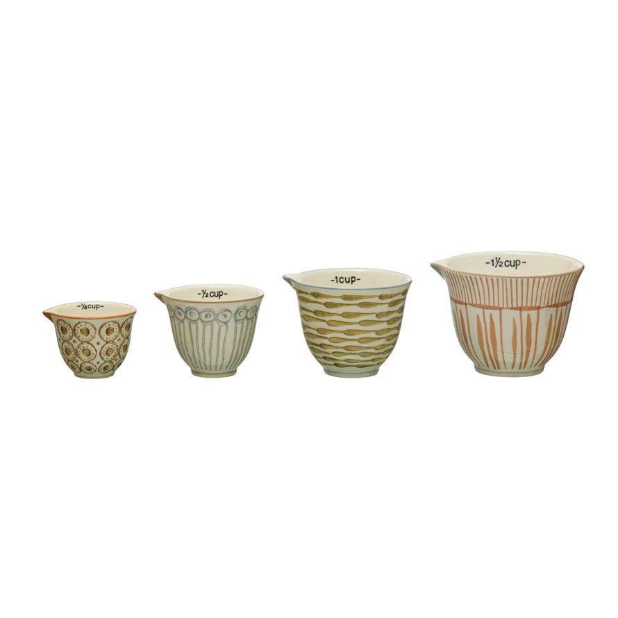 Hand Painted Stackable Measuring Cups