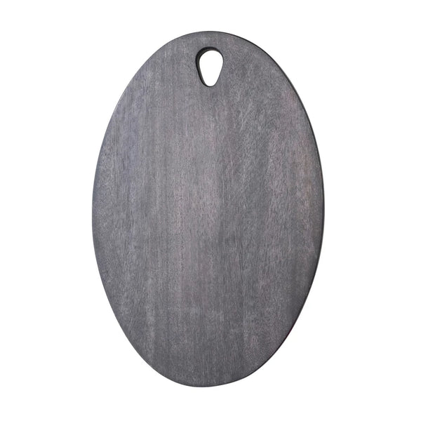 Black Mango Wood Oval Board