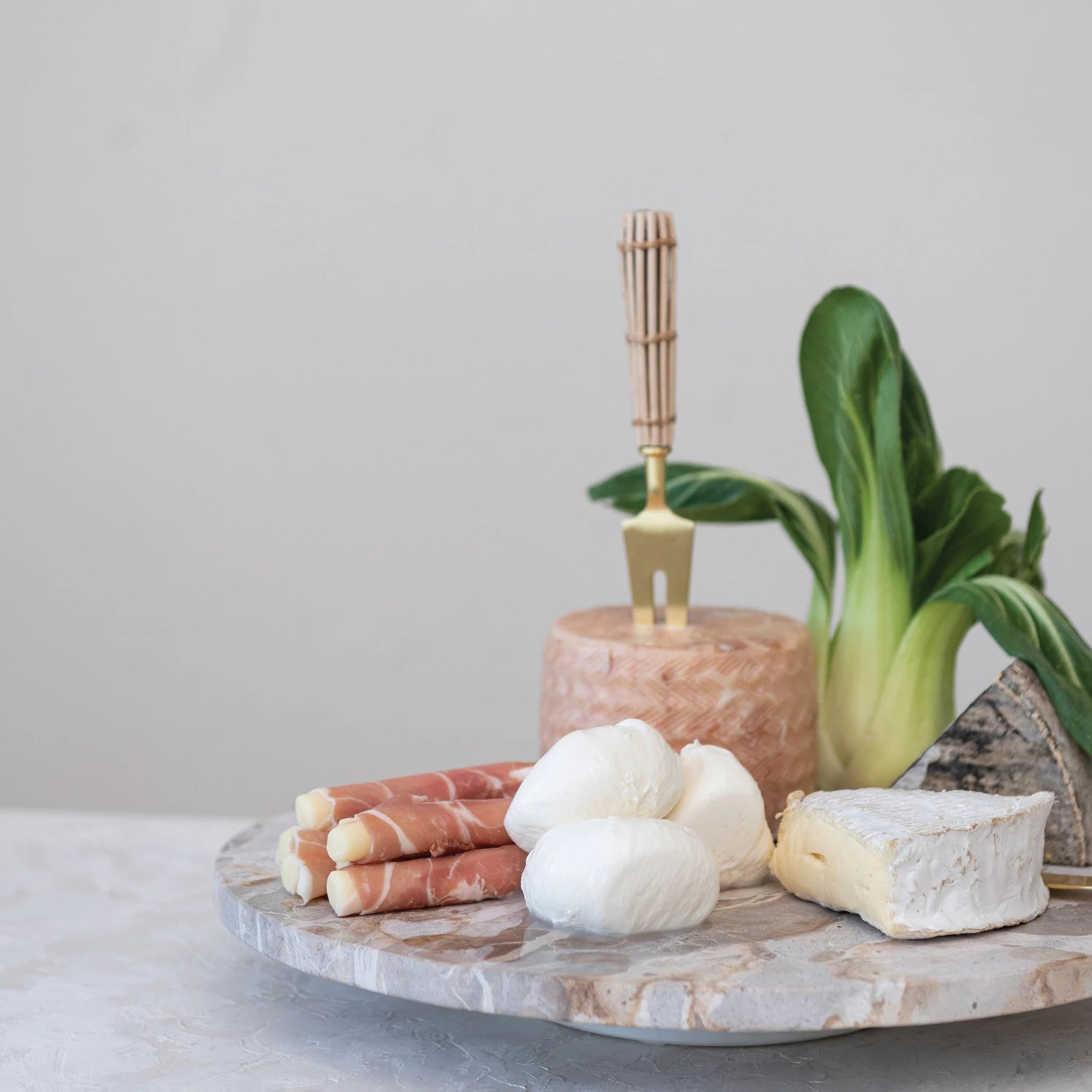 Multi-Color Marble Lazy Susan