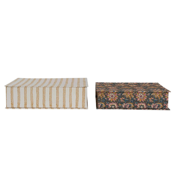 Fabric Wrapped Decorative Boxes