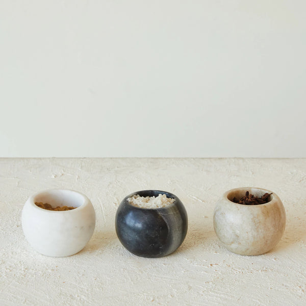 Marble Sphere Pinch Pot