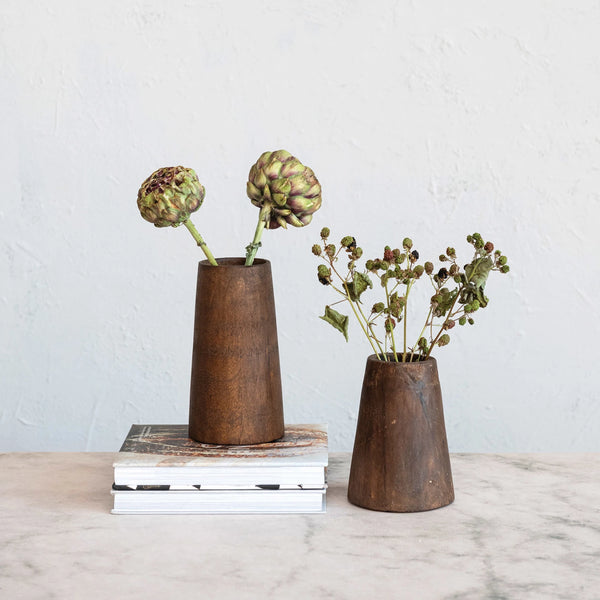 Reclaimed Wood Vase