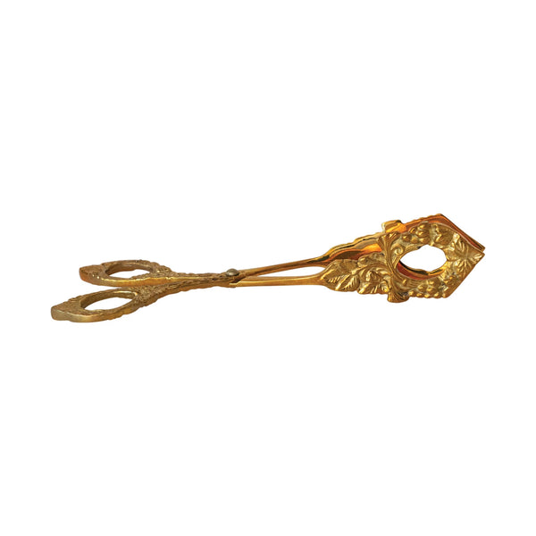 Brass Grape Vine Shaped Tongs