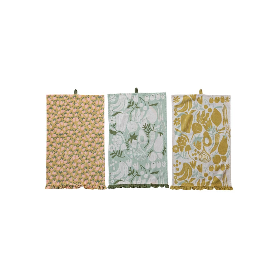 Fruit and Veggies Tea Towels