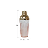 Pink and Gold Cocktail Shaker