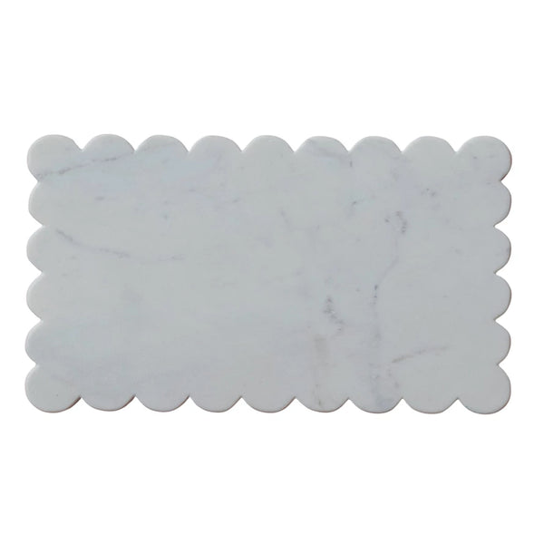 Marble Scalloped Cheese Board