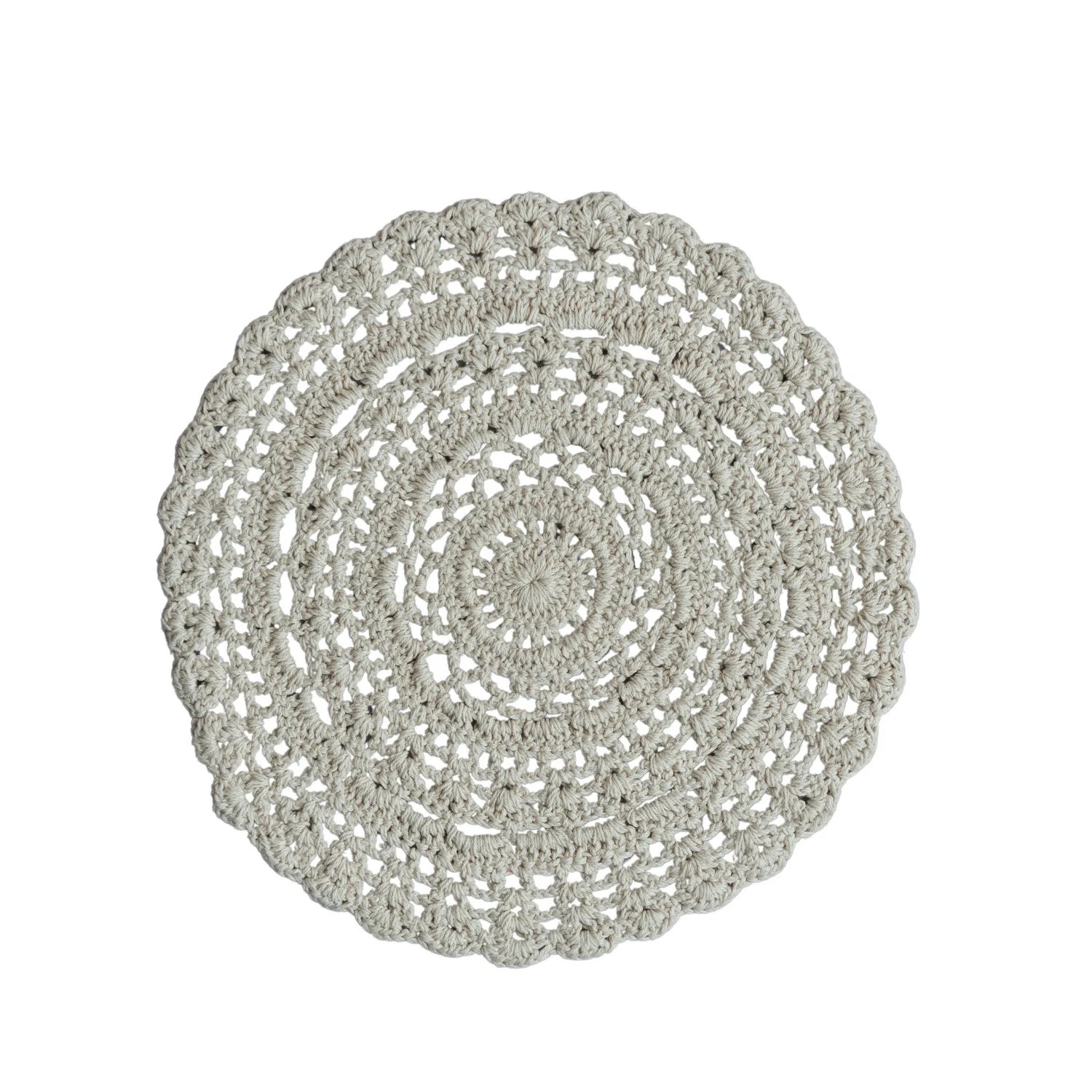 Crocheted Cotton Placemat