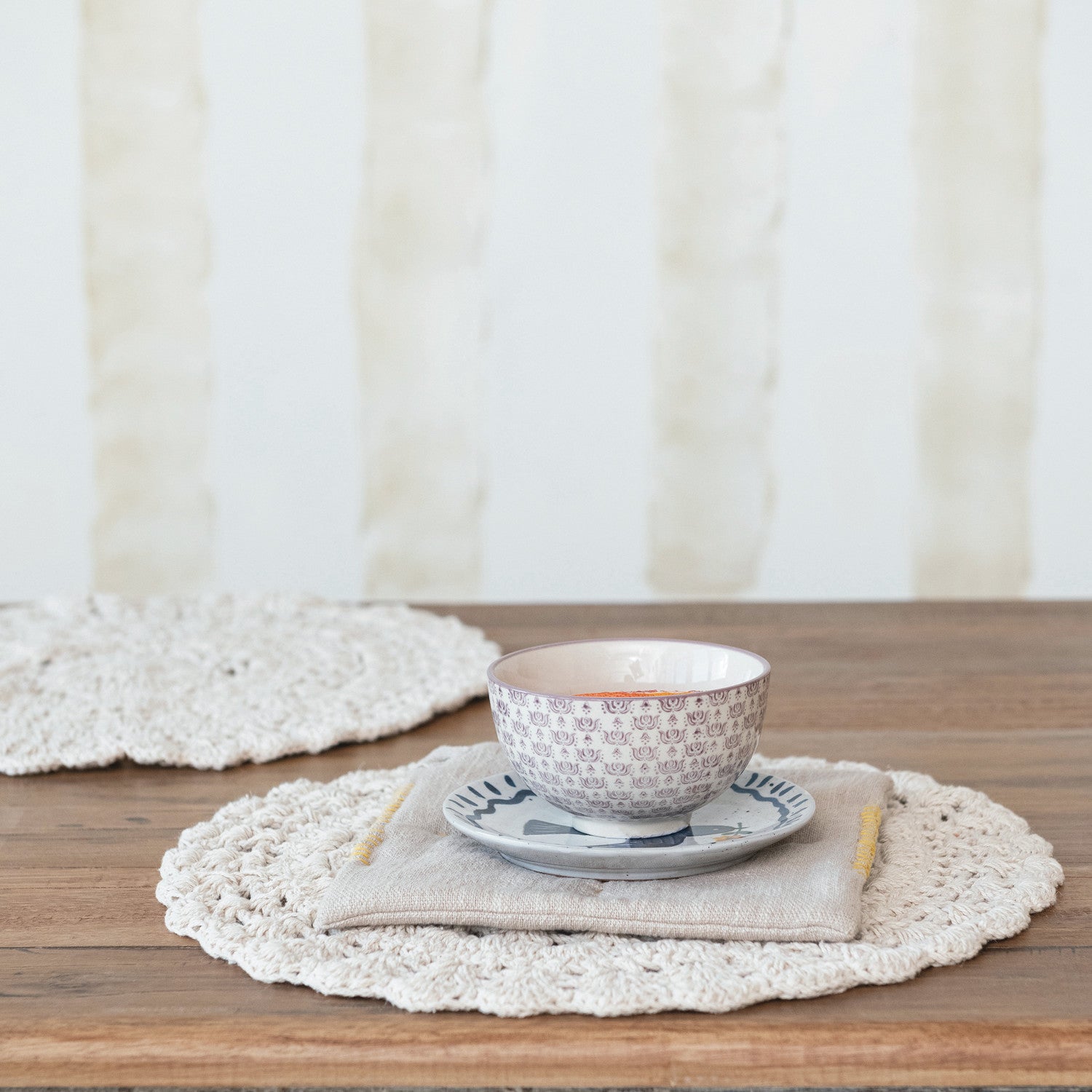Crocheted Cotton Placemat
