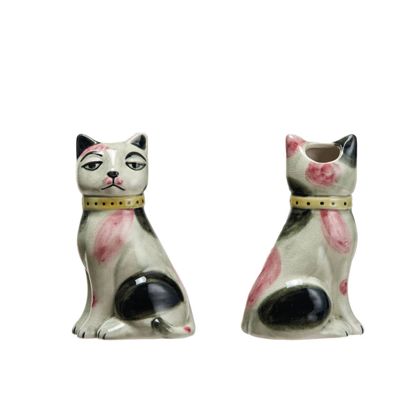 Staffordshire Cat Vase