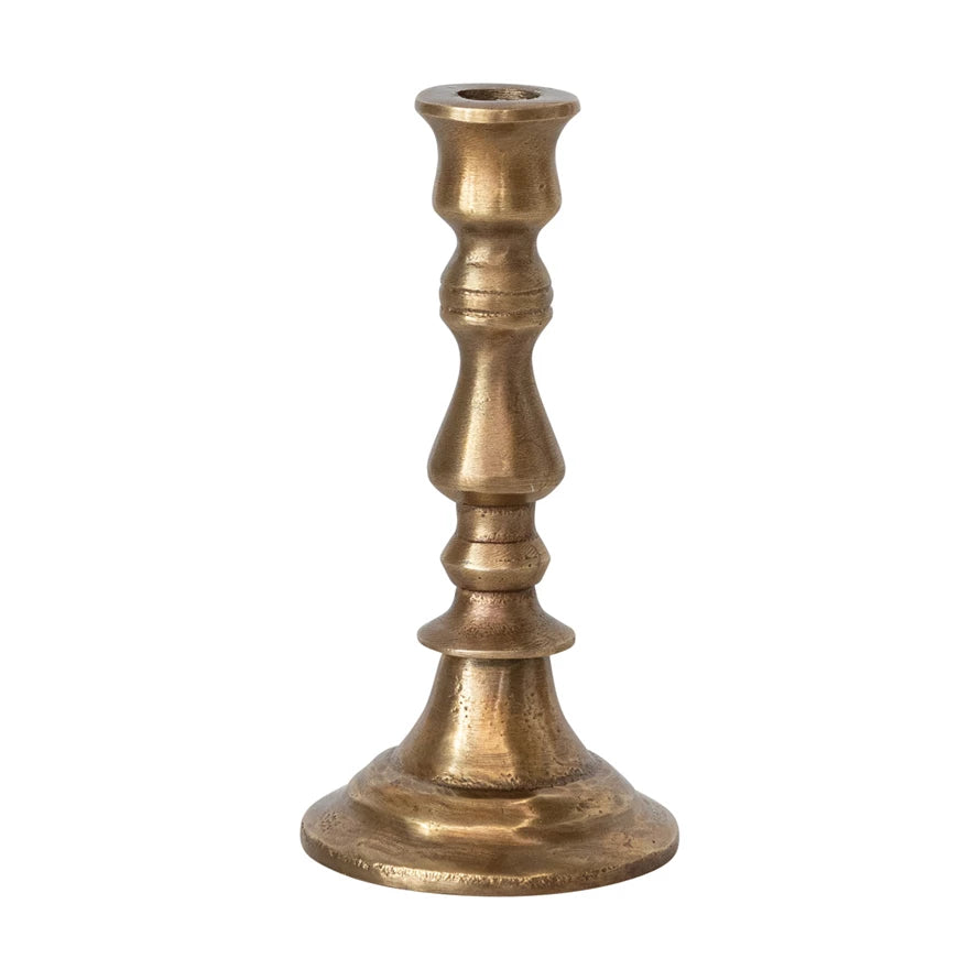 Emilie Brass Taper Candle Holders
